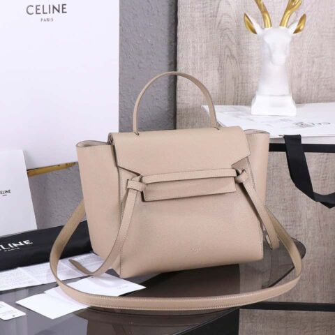 【特级品质 原厂皮质】 CELINE BELT MICRO中号粒面小牛皮手袋 175520