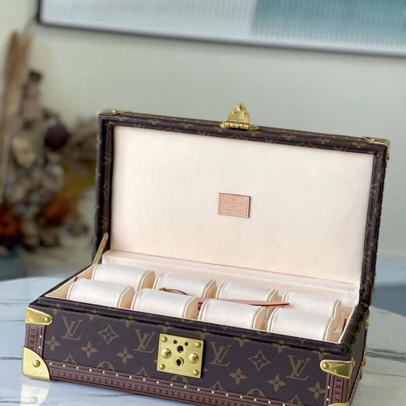 M47641 老花/杏色 COFFRET 8 MONTRES 表盒