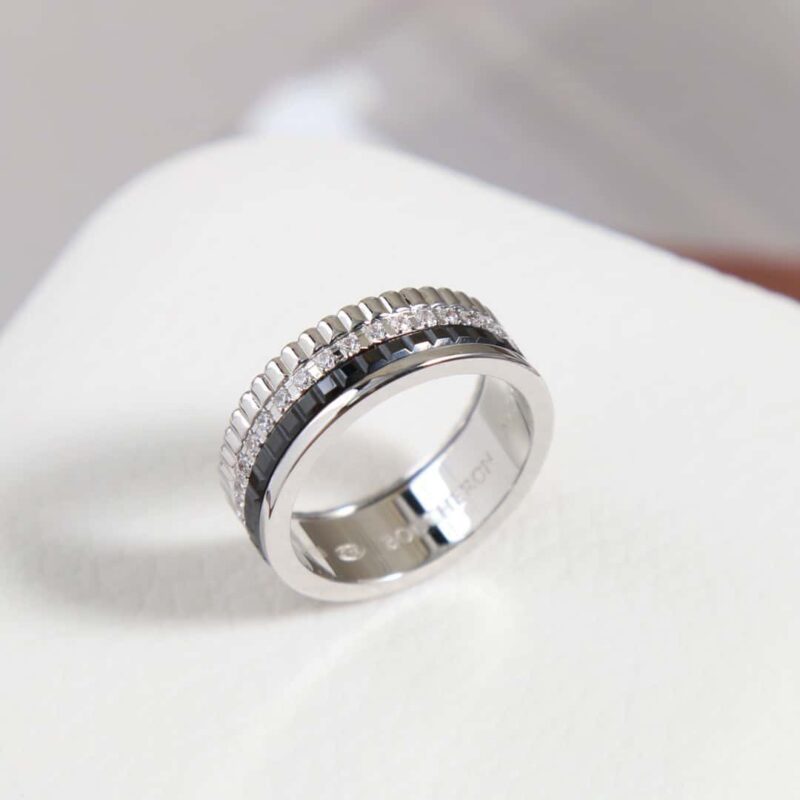 ☀新款 BOUCHERON/宝诗龙Quatre Classique系列陶瓷戒指