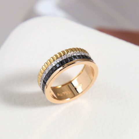 ☀新款 BOUCHERON/宝诗龙Quatre Classique系列陶瓷戒指