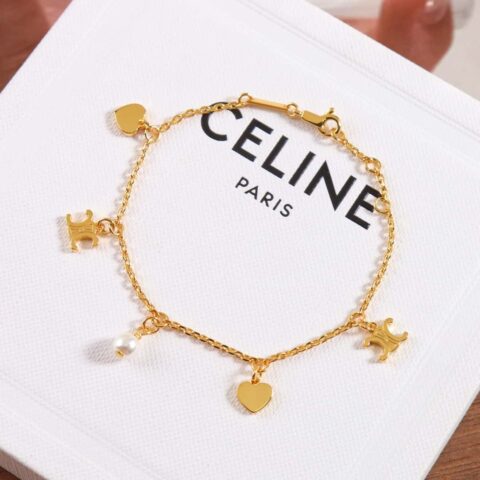 ❗️新品❗️七夕限量款❤️ ☀️新款☑️ Celine瑟琳凯旋门流苏项链 手链