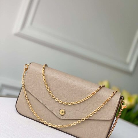 M64065杏色 M82610 POCHETTE FÉLICIE 链条包
