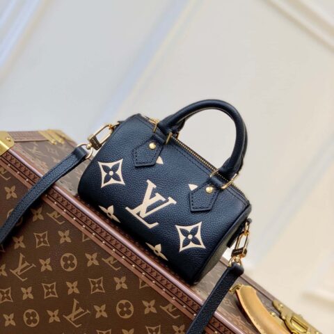 M81456 NANO SPEEDY 手袋 M81457 （压花丝印 )Nano Speedy手袋