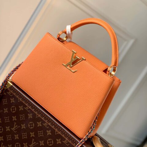 M22055珊瑚橘  Capucines 中号手袋
