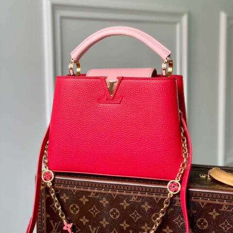 【独家实拍 M20845玫/小号】Capucines BB手袋