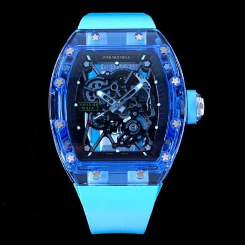 【一体机芯．水晶壳套】『RICHARDMILLE』理查米尔 RM35-01 一体RMUL 3机芯腕表