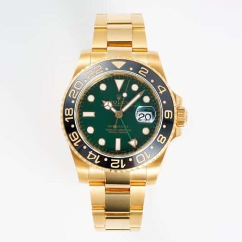 劳力士Rolex GMT格林尼治包金款一体Cal.3186机芯腕表