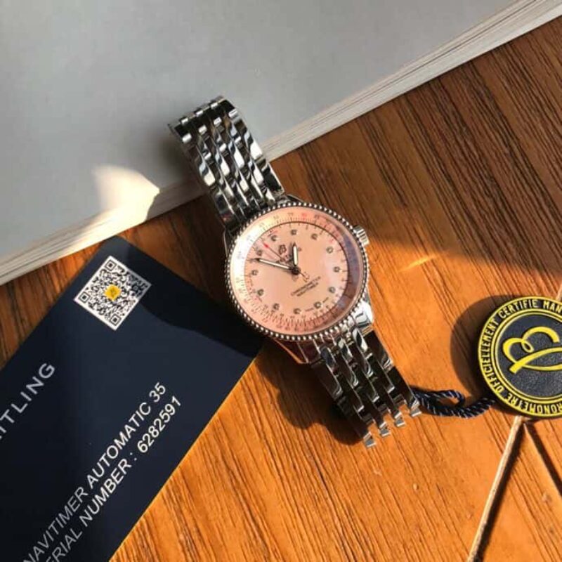 Original Breitling 百年灵航空计时自动瑞士原装SW200机芯腕表女款精致典雅
