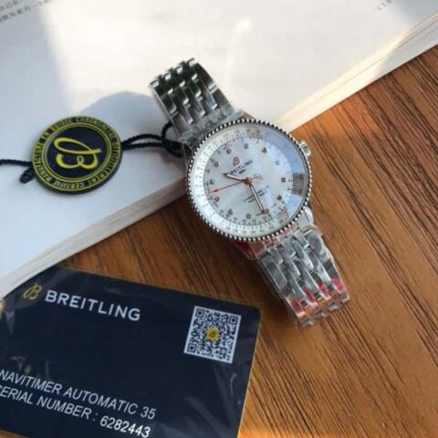 Original Breitling 百年灵航空计时自动瑞士原装SW200机芯腕表女款精致典雅