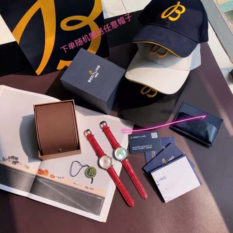 Original Breitling 百年灵航空计时自动瑞士原装SW200机芯腕表女款精致典雅