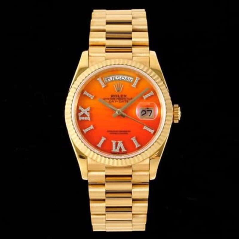 RA新款震撼发布ROLEX劳力士36mmDD宝石盘系列腕表128238