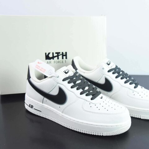 Air Force 1 Low NYC米白黑 空军一号低帮休闲运动板鞋 货号：NY9668-235