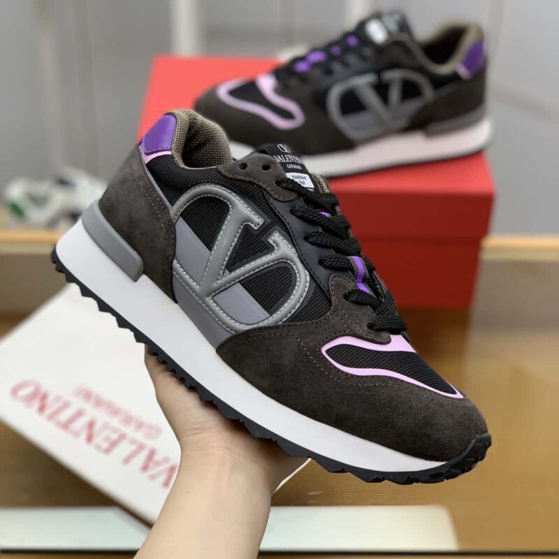 VALENTINO华伦天奴 饰logo设计 男款低帮休闲运动鞋