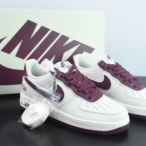 Nike Air Force 1 Low 07 40th 白酒红运动鞋 货号：JF1983 551