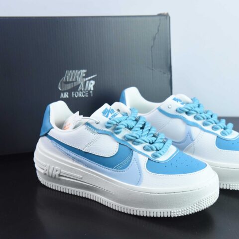 Nike Air Force 1 Low 07 PLT.AF.ORM 白蓝运动鞋 货号：DJ9946 111