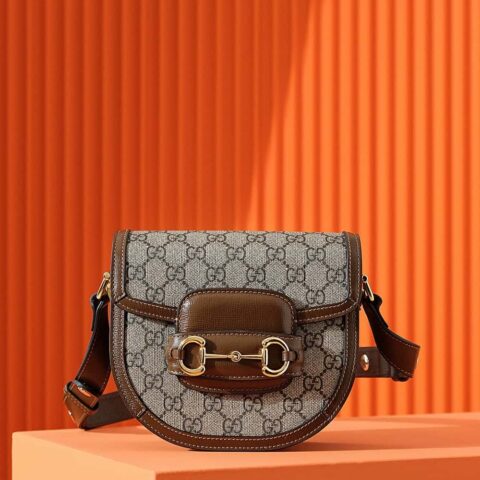 GUCCI HORSEBIT 1955 MINI ROUNDED BAG 760191 92TCG 8563