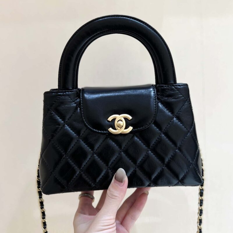 CHANEL 23K 秋冬系列 Kelly包 AS4416黑色