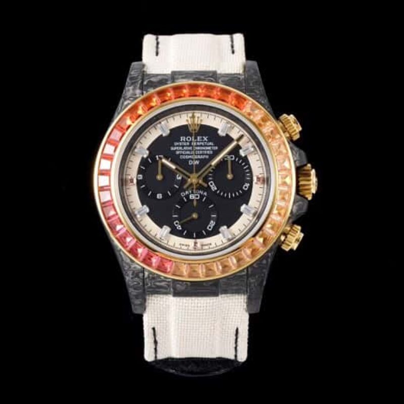 DiW Rolex Daytona 全新定制款「Rainbow Sunray」阳光彩虹4130机芯腕表