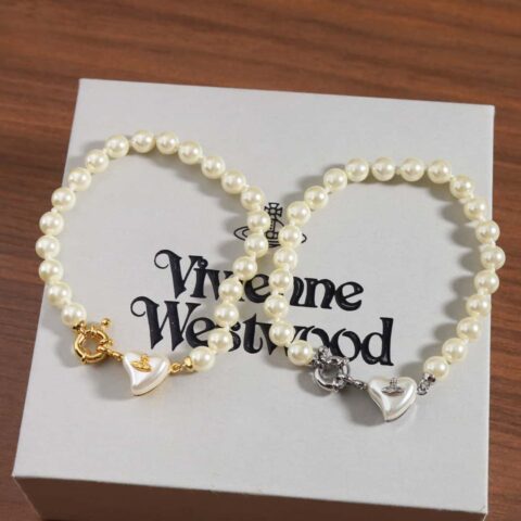 新款☑️ Vivienne Westwood西太后桃心爱心土星珍珠手链