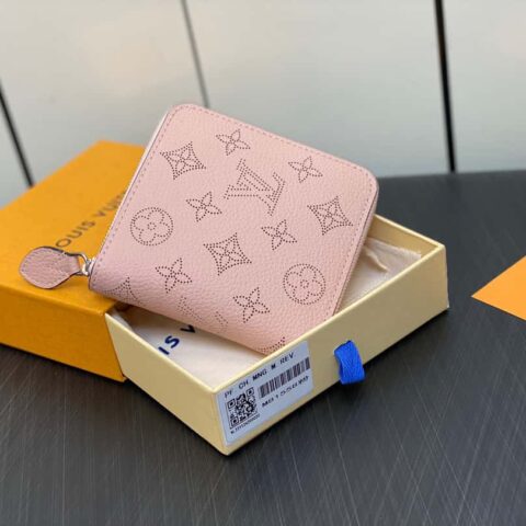 【原单精品】M81558粉色 全皮拉链钱包系列