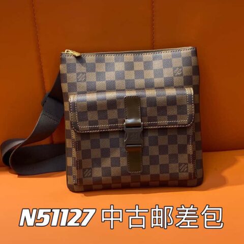 【原单精品】N51127啡格 中古男包邮差包系列