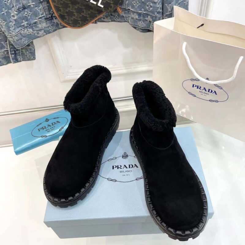 🐰🐰普拉达Prada 王炸款 雪地靴 滑雪靴  Prada限定系列