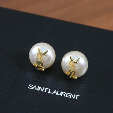 Saint Laurent圣罗兰珍珠耳钉耳环
