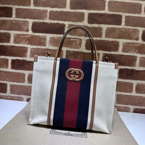 GUCCI SMALL INTERLOCKING G TOTE BAG 727728