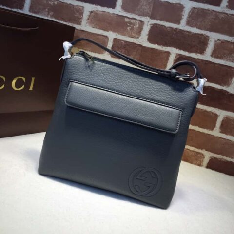 GUCCI shoulder 斜挎包 322059灰色