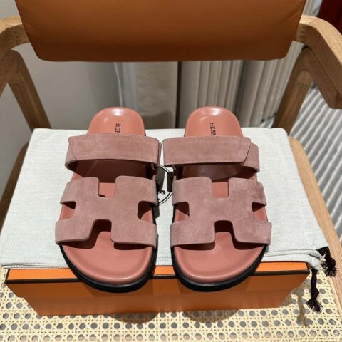 Hermès 二舅鞋 🐎🐎羊京粉色