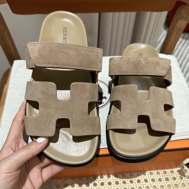 Hermès 二舅鞋 🐎🐎羊京奶茶色