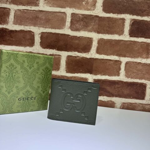 GUCCI JUMBO GG COIN WALLET 739479绿荔压G