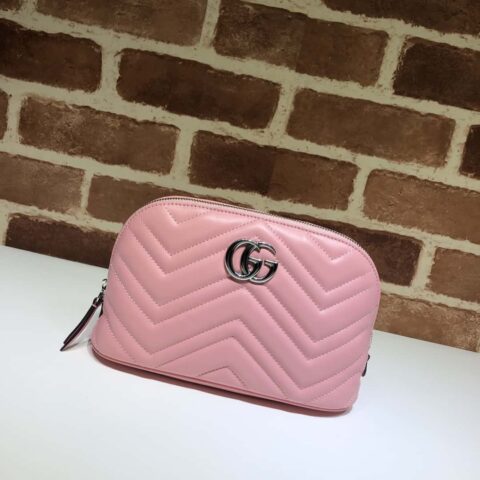 GUCCI GG MARMONT 手拿包 625690樱花粉