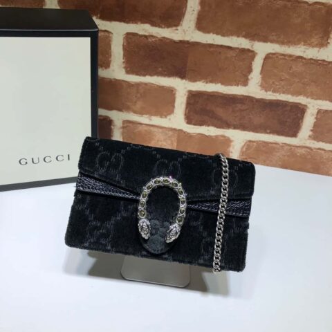 Gucci Dionysus系列GG超迷你手袋 476432克绒G