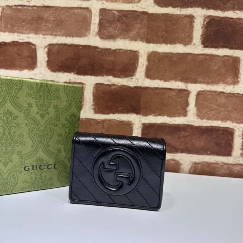 Gucci Blondie系列卡包 760317克色