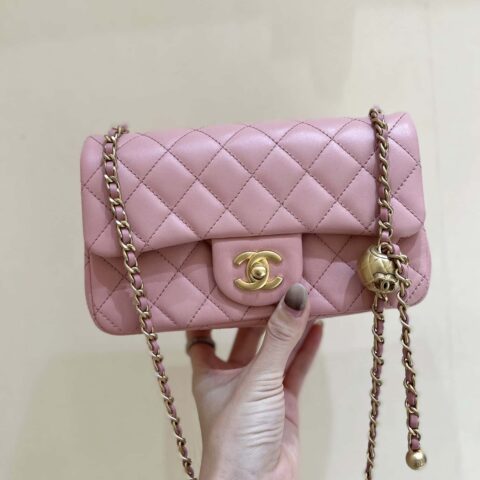 CHANEL 23K 新颜色 纯原厂小金球 大mini20cm AS1787