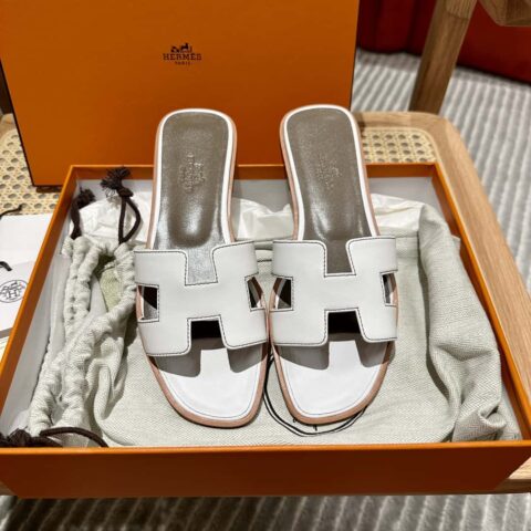 Hermès 真皮大底 H拖鞋