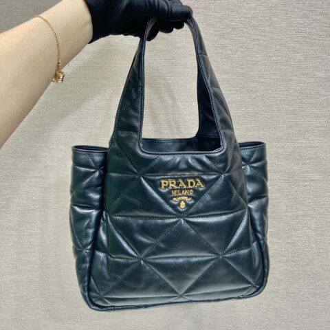 PRADA 进口羊皮 新款中号🎉购物袋/流浪包 1BG335