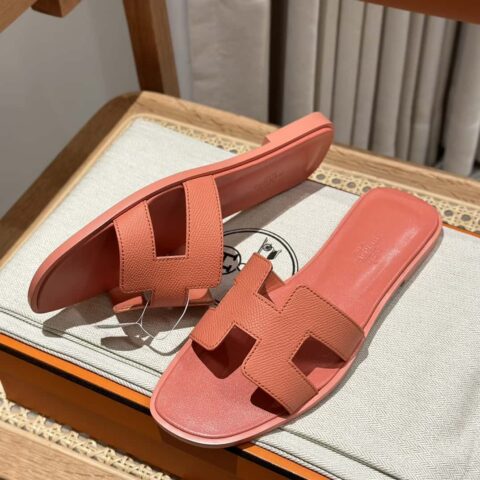 Hermès 真皮大底 H拖鞋