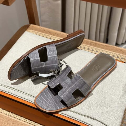 Hermès 鳄鱼🐊拖鞋