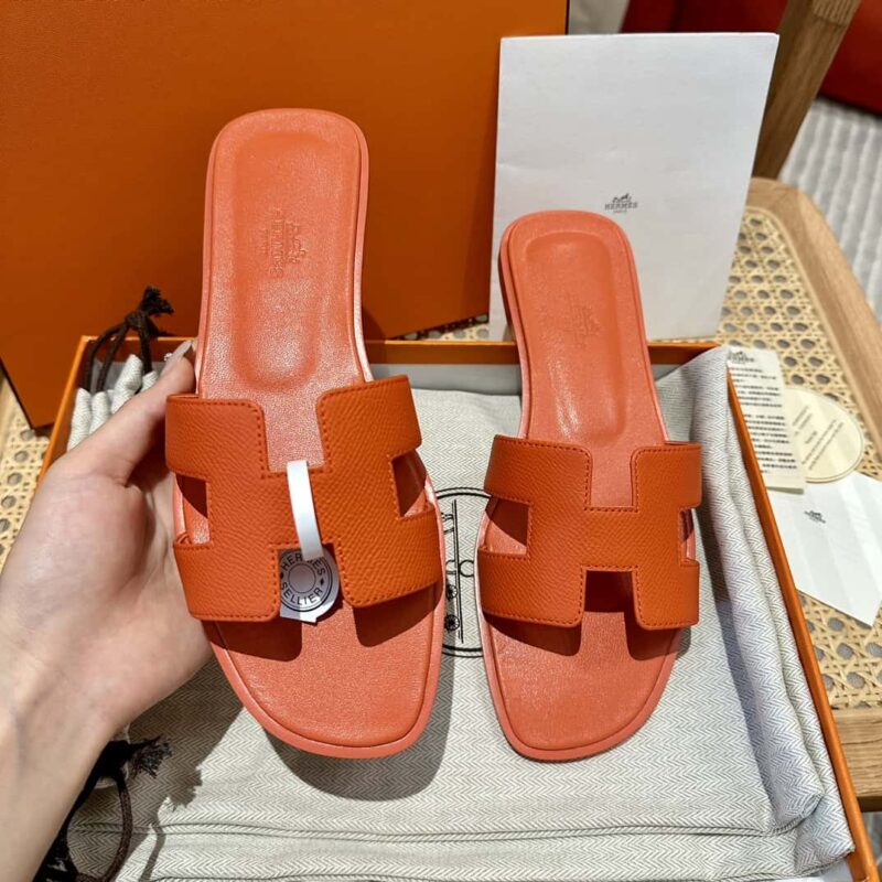 Hermès 真皮大底 H拖鞋