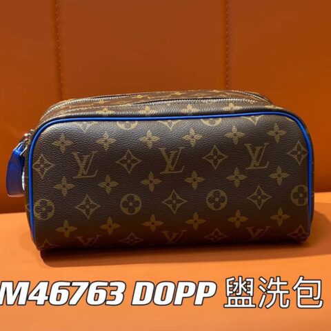 【原单精品】M46763老花蓝色 M44494 化妆包洗漱包系列 DOPP 盥洗包