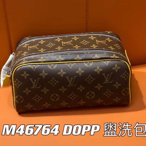 【原单精品】M46764老花黄色 M44494 化妆包洗漱包系列 DOPP 盥洗包