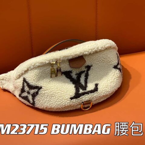 【原单精品】M23715米白色 腰包胸包系列 BUMBAG 腰包