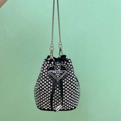 PRADA 水晶mini小水桶🎉1NR016🎉