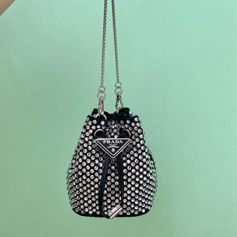 PRADA 水晶mini小水桶🎉1NR016🎉