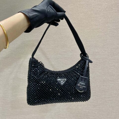 PRADA 闪钻Hobo 2023年新款腋下包 1NE515闪钻