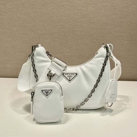 PRADA 小羊皮三合一🎉1BH204白色
