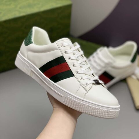 GUCCI 男士休闲小白鞋