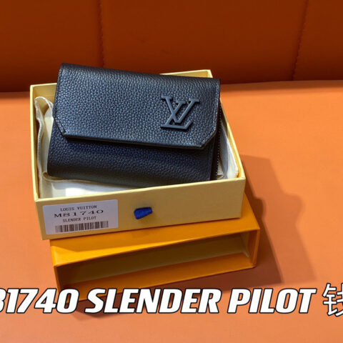 【原单精品】M81740黑色 全皮钱包系列 M82140 SLENDER PILOT 钱夹